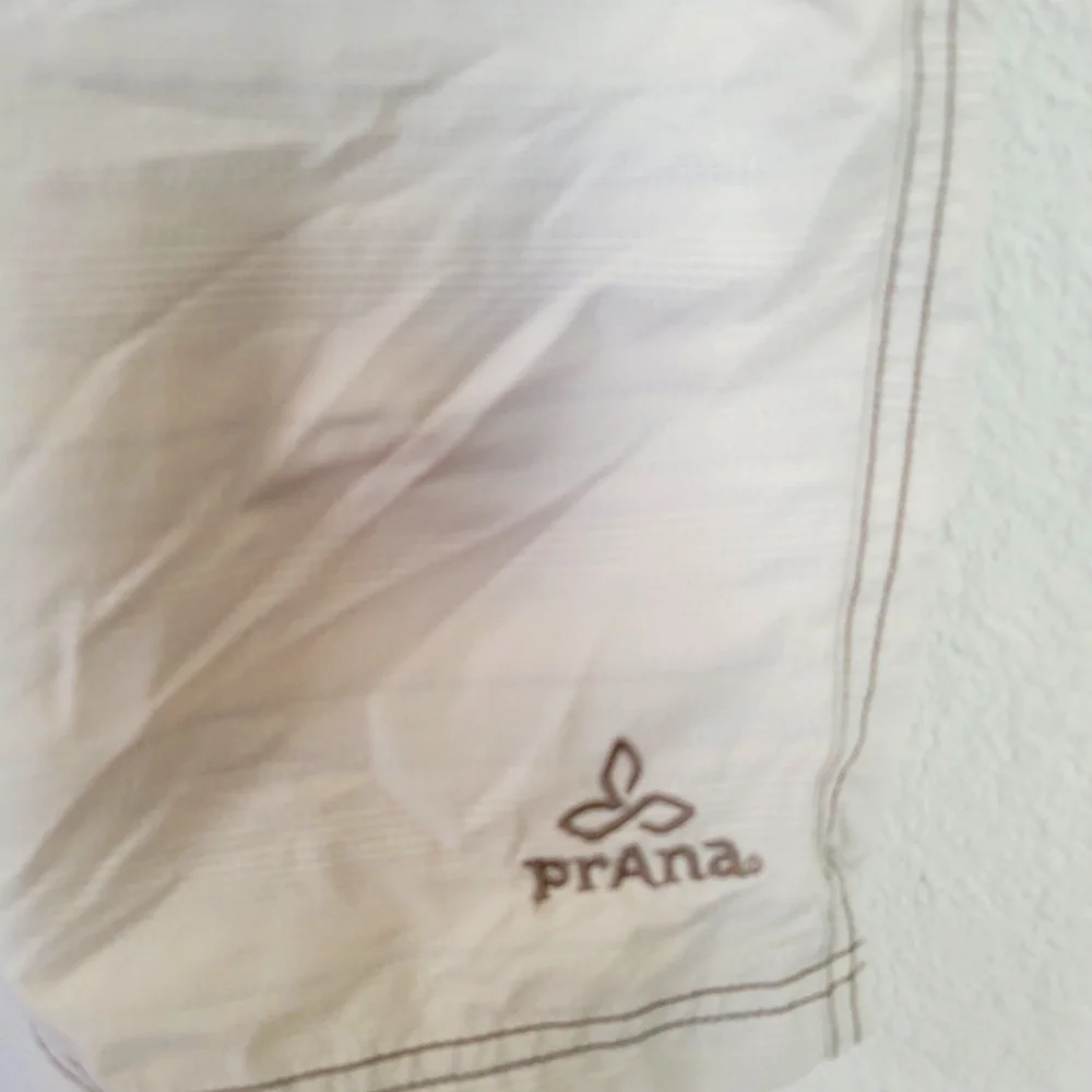 Prana mens swim trunks; new without tags attached tan size 38